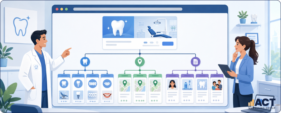 Dental Website SEO Architecture Structuring Services, Locations, And Supporting Content (3)