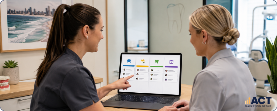 Dental Marketing Tools Stack for Clinics CRM and Pipeline Stages from Enquiry to Appointment (1)
