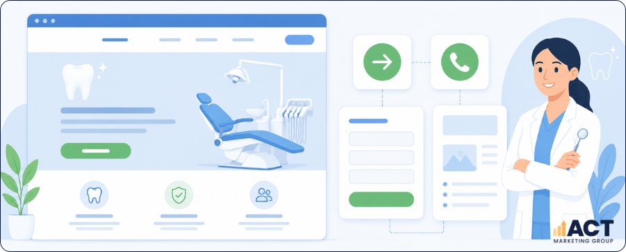 Dental Practice Web Design for Enquiry Clarity Above-The-Fold Structure for Key Pages (4)