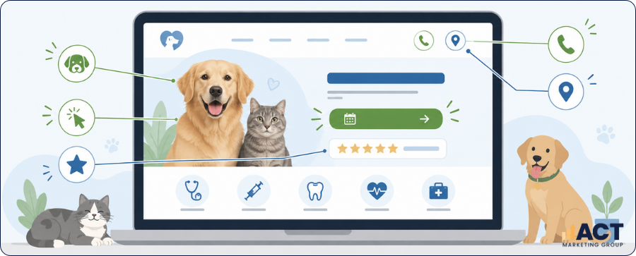 Above‑the‑Fold Best Practices for Vet Landing Pages What Aussie Pet Owners Need to See in 5 Seconds (1)